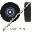 ALTERNATÖR GERGİ BİLYASI 145 / 146 / 147 / 156 / 166 TWINSPARK