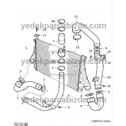 SAAB INTERCOOLER RADYATÖRÜ / 9-3 / B207/D223 / 12788019