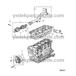 ROVER TERMOSTAT YUVASI / 25 / 200 / 45 / 400 / 75 / FREELANDER / PEM000020L