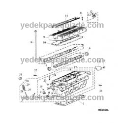 ROVER SAPLAMA SİLİNDİR KAPAK / 200 / 400 / 25 / 45 / 75 / FREELANDER 1.8 / WAM2293L