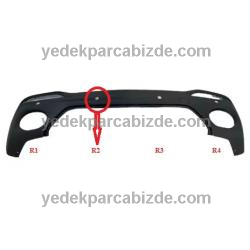 ARKA TAMPON SPOYLER PARK SENSÖR BRAKETİ SOL İÇ 10021190 R2 