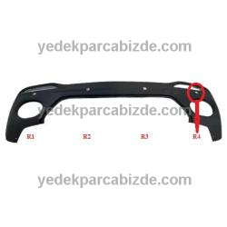 ARKA TAMPON SPOYLER PARK SENSÖR BRAKETİ SAĞ DIŞ 10021192 R4