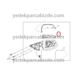 MG HS AYNA SİNYALİ SOL 10562186