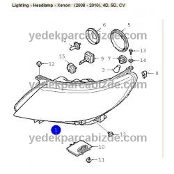 SAAB SOL FAR / 9-3 / 2008-2010 (XENON) / 12842059