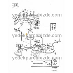 VOLVO 240 / 740 / 940 MANİFOLT BALON KÖRÜĞÜ 1357088