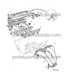 ROVER & LAND ROVER EMME MANİFOLT CONTASI / 220 / 420 / 620 TI-SI / 820 TI-SI / DISCOVERY I 2.0 MPI / LKJ10027