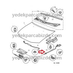 ROVER KAPUT TELİ 25 / 200 FSE000180 - FSE100400 - FSE000170