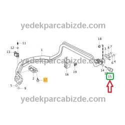 VOLVO KLİMA BASINÇ MÜŞÜRÜ / S40 / S60 / S80 / V40 / V70 / XC90 / 31292004