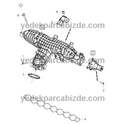 VOLVO EMME MANİFOLT S60 / S80 / S90 / V40 / V60 / V70 / V90 / XC60 / XC90 31431955 - 8250508