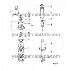 ROVER AMORTİSÖR ARKA 220 COUPE / 45 / 400  RPD102670