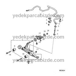 ROVER ALT SALINCAK SOL (TEK) 45 / 400 RBJ102230T - RBJ000250T - RBJ000251T - GSJ835T