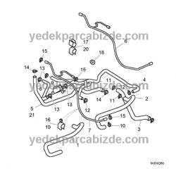 ROVER RADYATÖR HORTUM ÜST 400 / 45 KLİMALI GRH1369 - PCH118170