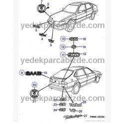 SAAB YAZI -SE / 900 / 1994 - 1998 / 4480398