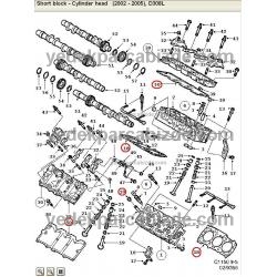 SAAB ÜST TAKIM CONTA 9-5 3.0 TiD D308 / FG9770