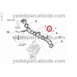 ALFA ROMEO HAVA DEBİMETRESİ 15 / 146 1.4 TWIN SPARK 16V 1996-2001 46464928