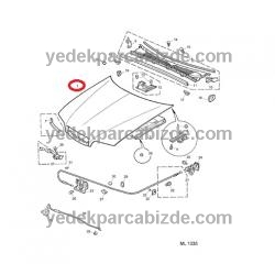 ROVER 620 ÖN MOTOR KAPUTU BKA130020 
