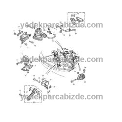 ROVER 620 / 623 SI  OTOMATİK SOL MOTOR KULAĞI KKG100460
