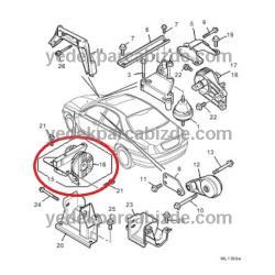 ROVER MOTOR KULAK SOL  75 / MG / ZT / ZTT KKU90022A - KKU106483 - KKH100671