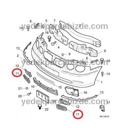 ROVER SİS FAR KAPAĞI SAĞ 75 (DELİKSİZ) DPF100280