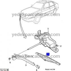 SAAB FAR SİLECEK SÜPÜRGESİ / 9-3 / 9-5 / 900 / 9000 / 8548299