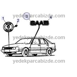SAAB YAZI ÇAMURLUK -SAAB / 9000 / 1985-1992 / 9265158