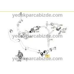 SMART TERMOSTAD FORFOUR / FORTWO 0.9 / 1.0 2014-> A2812000615