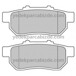 HONDA JAZZ ARKA FREN BALATASI TAKIM 2008-2012