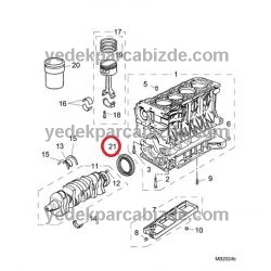 ROVER KRANK ARKA KEÇE / 200 / 400 / 25 / 45 / 75 / FREELANDER / LUF10001