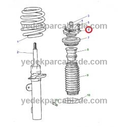 JAGUAR ÖN AMORTİSÖR ÜST TAKOZU / X-TYPE / C2S18010