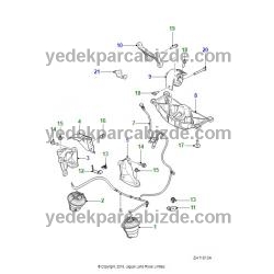JAGUAR TURBO BENZİN MOTOR KULAK ÖN SAĞ-SOL / XE / XF / XJ / F-PACE / C2D19868