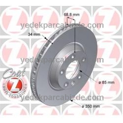 PORSCHE FREN DİSKİ ÖN TAKIM 18 INCH 350mm / CAYENNE / DDF1408