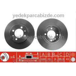 MGF & MGTF FREN DİSKİ ARKA 2000-> GBD90842 - SDB100460 - SDB100461