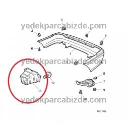 ROVER TAMPON BAĞLANTI DEMİRİ (TAMPON BABASI) ARKA 400/45 SD/HB DDX100010