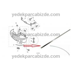 ROVER ÖN TAMPON ÇITASI 200 1995> DPR100870MMM