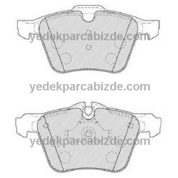 JAGUAR ÖN FREN BALATASI / S-TYPE / XF / XJ / XK / C2C40926