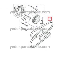 LAND ROVER FREELANDER ALTERNATÖR KAYIŞI TD4 / PQS101300
