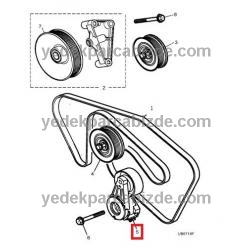 JAGUAR ALTERNATÖR GERGİ KOMPLE / X-TYPE / S-TYPE / XJ / XK / V6 - V8 BENZİNLİ / C2S11662