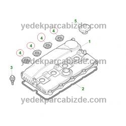 JAGUAR ENJEKTÖR KEÇESİ / X-TYPE 2.0 DIESEL / JDE1256