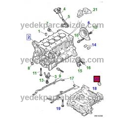 JAGUAR ARKA KRANK KEÇE / X-TYPE 2.0 DİZEL 16V / JDE12872