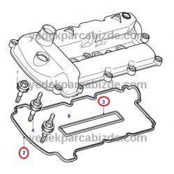JAGUAR ÜST KAPAK CONTA TAKIMI / X-TYPE V6 / C2S27975