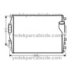 JAGUAR INTERCOOLER RADYATÖRÜ / S-TYPE / XF / C2C27262