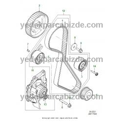 LAND ROVER & RANGE ROVER DEVİRDAİM (SU POMPASI) FREELANDER-2 & RANGE ROVER EVOQUE  & DISCOVERY SPORT 2.2 DIZEL / LR011694
