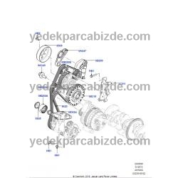LAND ROVER & RANGE ROVER KRANK KASNAK 2.0 BENZİNLİ FREELANDER 2 & SPORT & DISCOVERY (L359) &  RANGE ROVER EVOQUE (L538) / LR025252