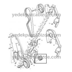 ROVER KRANK DİŞLİSİ / 25 / 45 / 200 / 400 / FREELANDER / LHH100490