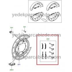 LAND ROVER FREELANDER 2 EL FREN TAMİR TAKIMI LR001023