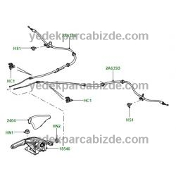 LAND ROVER FREELANDER 2 EL FREN TELİ SOL LR001032 