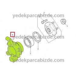 LAND ROVER FREELANDER SAĞ ÖN AKS TAŞIYICISI / RUB000040