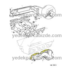 ROVER & LAND ROVER EGZOZ MANİFOLT CONTASI / 220 / 620 / 820 SI-TI / LKG10002