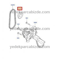 LAND ROVER FREELANDER-2 2.2 TD4 YAĞ POMPA DİŞLİSİ / LR000666