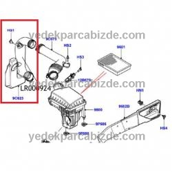LAND ROVER FREELANDER-2 HAVA FİLTRESİ HORTUMU / LR000924